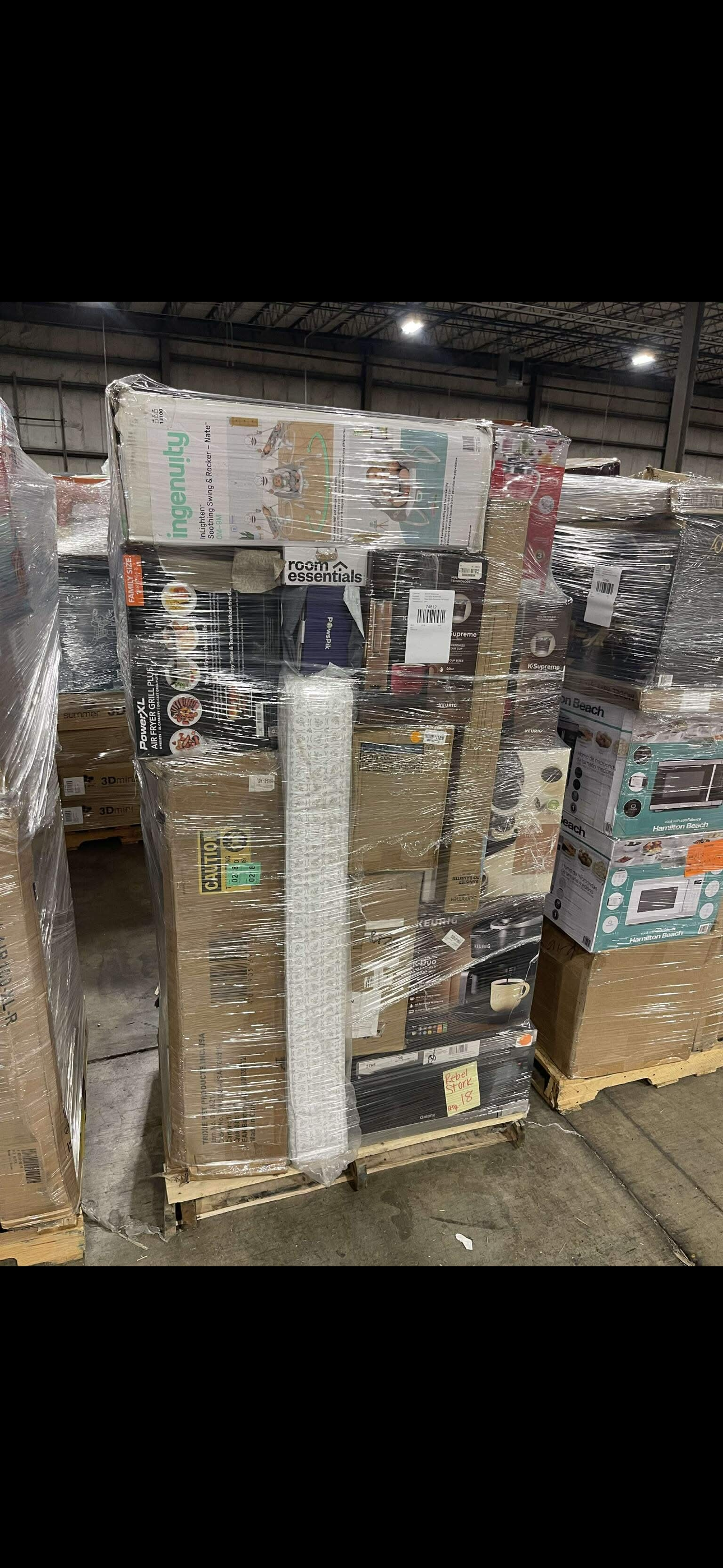 Mixed Retailer Pallets